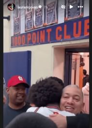 Laura Govan shares photo of son Alijah hugging Clippers head coach Tyronn Lue (Source: Instagram/lauramgovan)